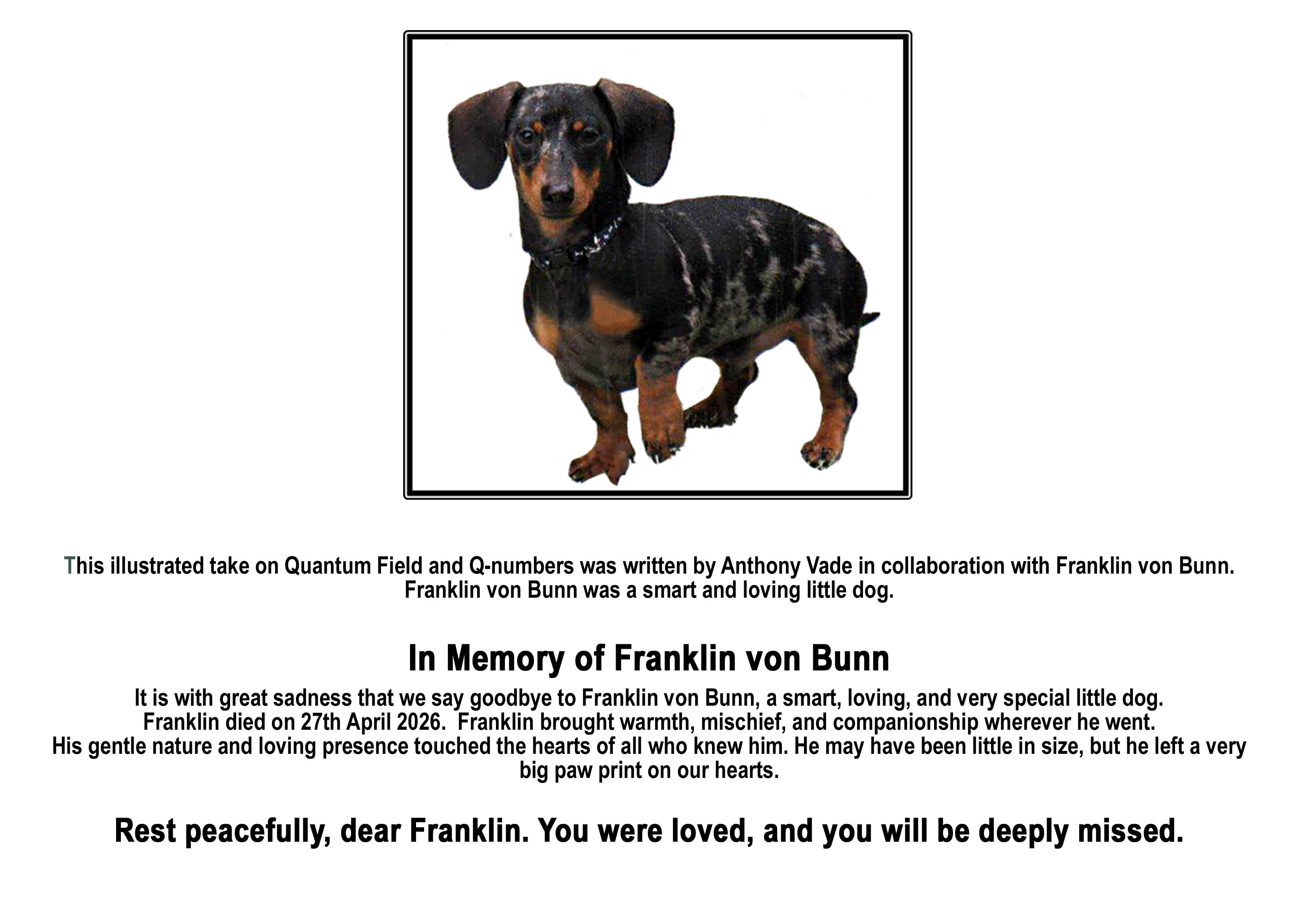 In Memory of Franklin